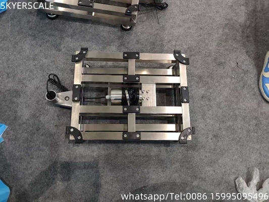 Fábrica 304 de aço inoxidável 400x500mm 300kg Índice de plataforma IP67 à prova d'água