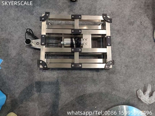 Fábrica 304 de aço inoxidável 400x500mm 300kg Índice de plataforma IP67 à prova d'água