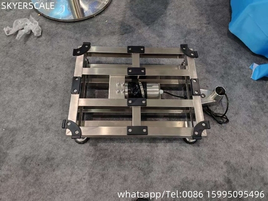 Fábrica 304 de aço inoxidável 400x500mm 300kg Índice de plataforma IP67 à prova d'água