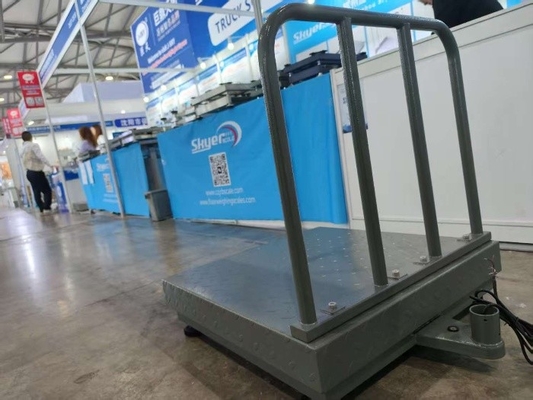 Balança de banco de 50x60cm Material de aço carbono + placa quadriculada Balança do painel Balança eletrônica para 300 kg