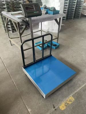 Balança de Peso de Plataforma Pesada Balanças Eletrônicas Digitais de Pesagem 500x500mm 300Kg Com Retrovisor