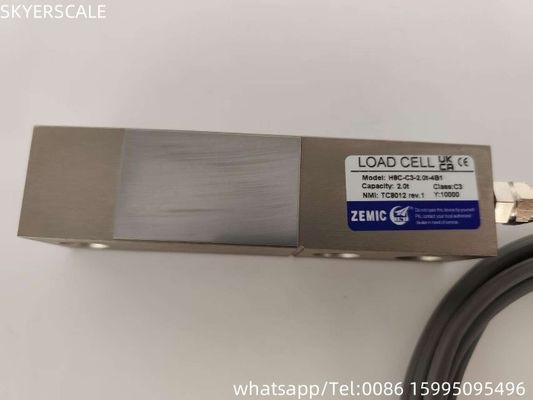 Escala de pesagem 2 toneladas Zemic H8C C3 Classe células de carga de vigas de cisalhamento