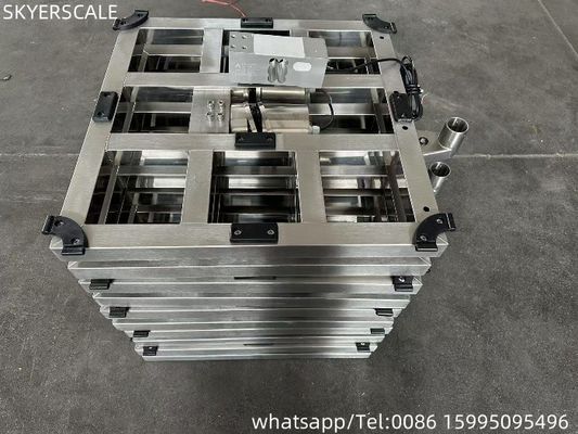 600x600mm 500kg 304 Balança de plataforma de pesagem de aço inoxidável