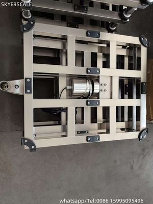 Escala de banco digital resistente à água Aço inoxidável 500x600mm 500kg Pesagem Escala de impressão LED Indicador eletrônico