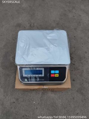15kg Pesos de medição de aço inoxidável à prova d'água Escala de alimentos do mar