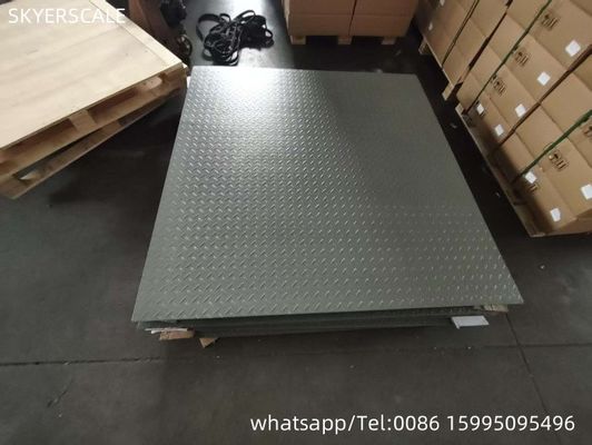 Balança Eletrônica para Pesados 0,8x1,2m 3 Toneladas Balança de Piso para Uso Industrial