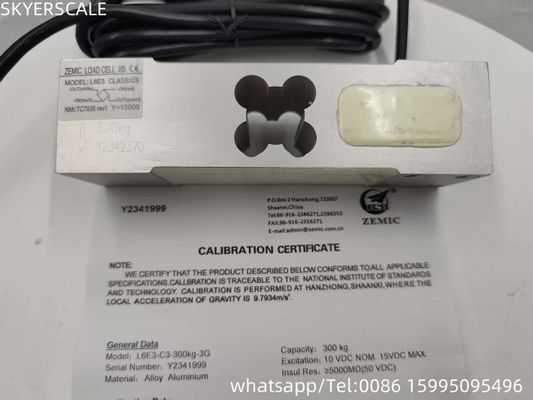 ZEMC Load Cell L6E3 Alumínio Ligação Balança Elétrica Sensor de Pesagem Sensor de Pressão de Ponto Único Sensor de Pressão C3 Sensor de Pesagem 300kg
