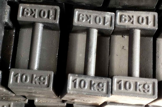 Peso do ensaio de calibração de ferro fundido