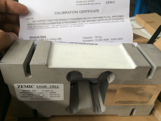ZEMIC L6F que pesa a pilha de carga para os dispositivos de peso eletrônicos 50kg-2t com aprovação de OIML