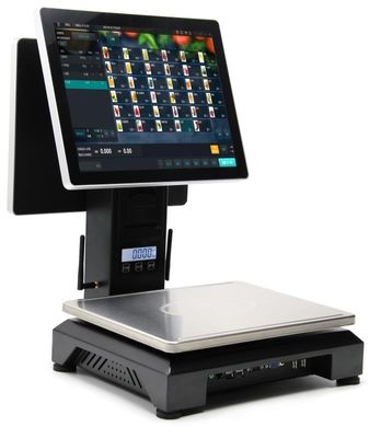 caixa do PC do tela táctil do LCD de 15,1 polegadas com peso da função