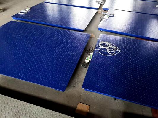 escalas do assoalho da plataforma do aço carbono 3000kg de 1.5x2m