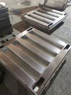 Escalas de peso estando do assoalho 1t industrial de Pitless 1.0X1.0M
