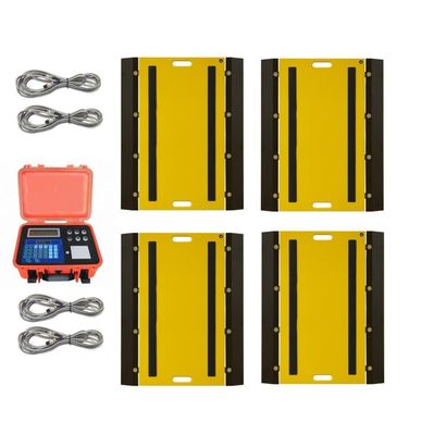 Elevada precisão ultrathin portátil de IP66 30T Axle Scales Weighbridge