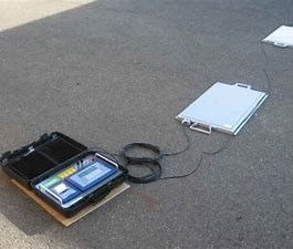 veículo 15T de alumínio que pesa a exposição de Axle Pad Scales With LCD